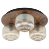 SALVIA BROWN LAMPA SUFITOWA 3XE14