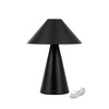 Lampka Biurkowa Nocna V-TAC 3W LED 24cm Ładowanie USB Ściemnianie Czarna VT-1051 3000K-6000K 200lm