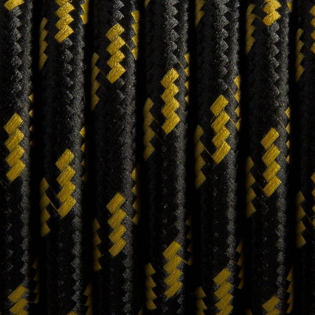 Przewód w oplocie kabel dekoracyjny wzór 2x075