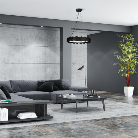 Lampa wisząca SOHO BLACK 24W LED czarny metal