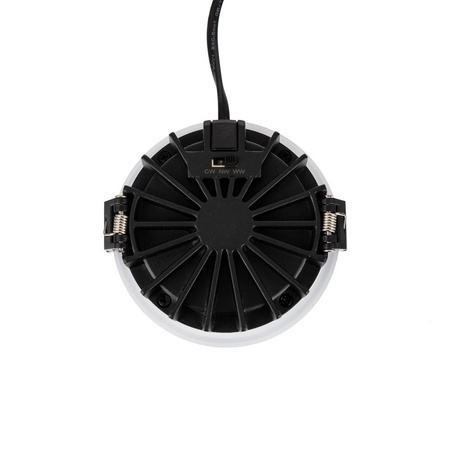 Oprawa V-TAC LED Downlight 24W BRIDGELUX CHIP CCT Biała Raster Antyolśnieniowy Plaster Miodu VT-17024 3000K-4000K-6400K 2540lm