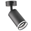 Lampa ścienno-sufitowa PARIS 1 GU10 Czarna