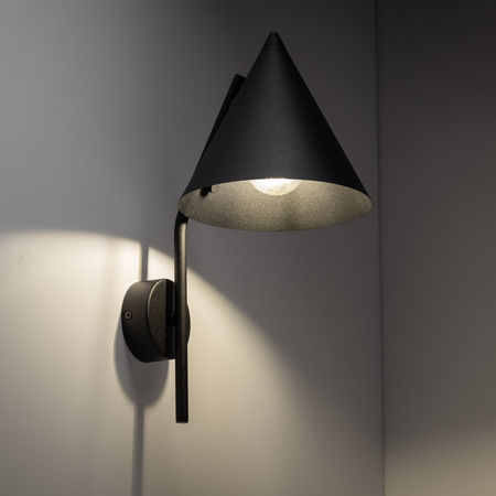 Kinkiet CONO Black 1xE27