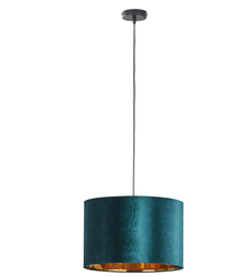 Lampa wisząca  Tercino Green 1xE27 welurowa 38cm
