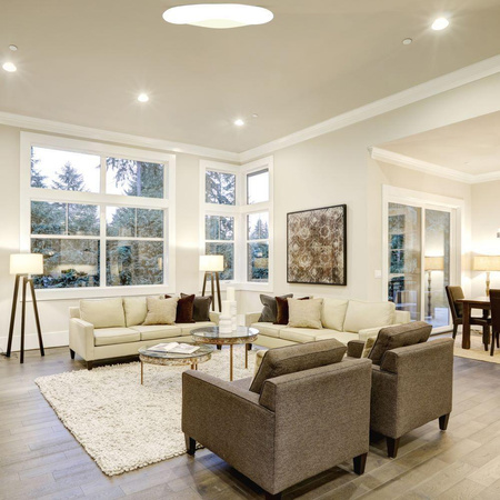 Oprawa LED V-TAC 80W Oprawa Sufitowa Owal Zmiana Barwy 75cm Ściemnianie Biały VT-7752-N 2700K-6400K 7300lm 3 Lata Gwarancji