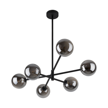Lampa sufitowa SARIUS Black/Graphite 6xG9 wysoka