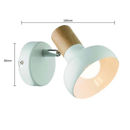 Light prestige Arezzo kinkiet bialy LP-1420/1W WH