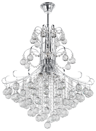 Lampa Barcelona 6xE14 Kryształowa 6245/6 8C