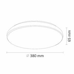 Plafon LED DESERT 40 z pilotem