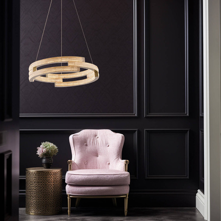 Lampa wisząca Tarja LED CCT złota LP-1810/1P GD