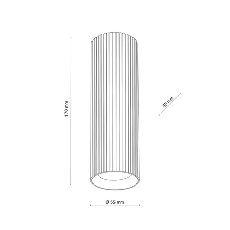 Lampa sufitowa TUNE White 1xGU10 M