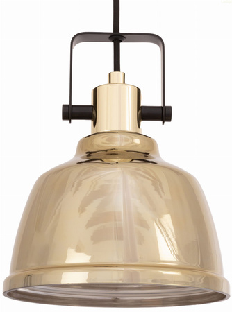 Lampa wisząca Monaco gold industrialna 1xE27