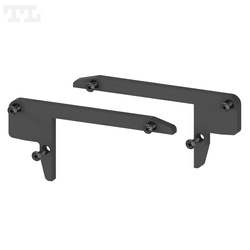 Komplet zaślepek bocznych czarnych P12-2 do osłonki C10 (2 szt bez otworu) (nr kat 77122103)