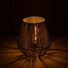 Lampa stołowa strunowa pleciona BOHO naturalna