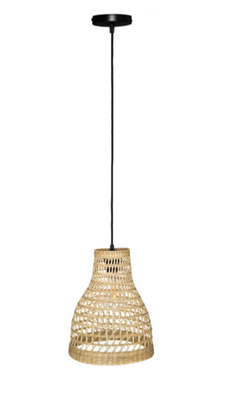 Lampa wisząca BOHO Africa trawa morska  26cm PHU18H czarna