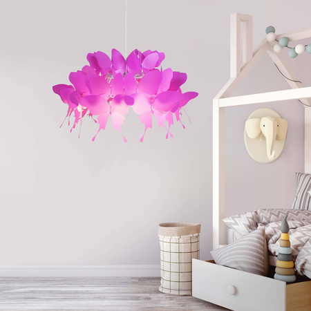Light prestige Farfalla 1 wisząca ciemny róż LP-3439/1P dark pink