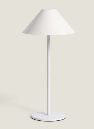 Lampa Stołowa LED 3W Zewnętrzna IP54 Przenośna z Akumulatorem USB Kivuli biała