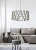 Lampa wisząca CASTRO WHITE / CHROME 5xG9