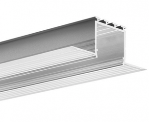 Profil do LED KOZEL architektoniczny wpuszczany Kluś  surowy 1m