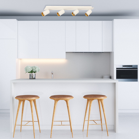 Spot Parma 4 4xGU10 + 1xLED CCT biały LP-0612/4C WH