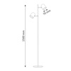 Lampa podłogowa LED RAWI Czarna 3000K