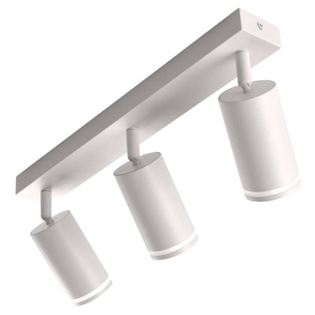 Lampa ścienno-sufitowa PARIS 3 GU10 Biała