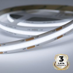 Taśma Led COB 5W/460lm/320/m  6500K IP20 12V 1m