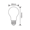Żarówka FILAMENT LED milky A60 bulb E27 8W 880lm 3000K