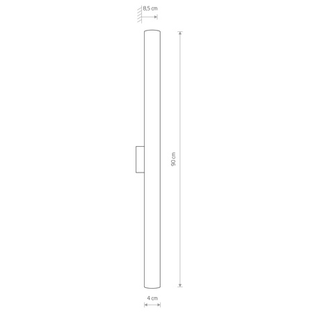 Nowodvorski Kinkiet ICE TUBE LED M 