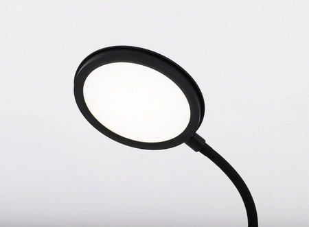 Czarna, solidna lampka biurkowa K-BL1237 CZARNY z serii DINO