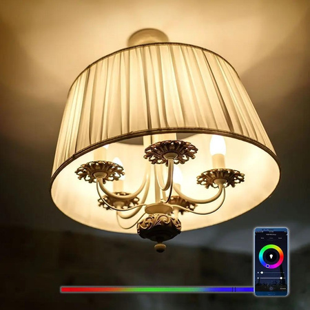 Żarówka LED SMART WiFi V-TAC 11W E27 A60 TUYA Alexa Google Home VT-5113-N RGB+2700K-6400K 1055lm