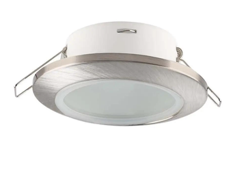 Oprawa sufitowa oczko wpuszczane GU10 satynowe do podbitki