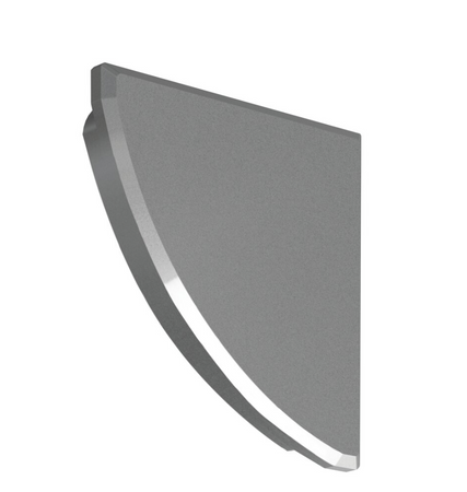 Zaślepka końcowa KOPRO-L srebrna KLUŚ