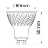 Żarówka LED GU10 6W zimna 6000K czarna