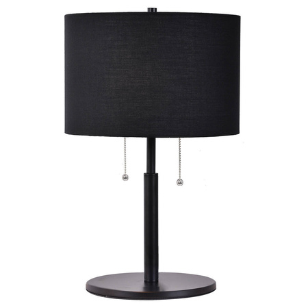 Light prestige Fogo stołowa czarna LP-0304/2T BK
