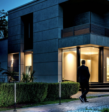 Słupek Lampa Ogrodowa stojąca LED 12W podstawa Calax  80cm