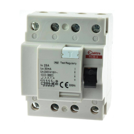 Wyłącznik R-P 4P  30mA AC 25A