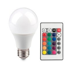 Inteligentna żarówka LED E27 A60 6W ciepła RGB Smart z pilotem