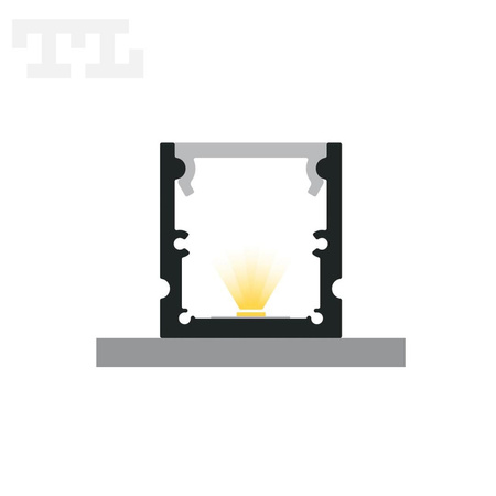 LED P25-3 Profil 2000 mm anod (nr kat 8625302)