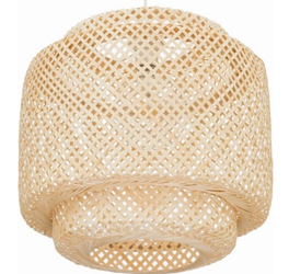 Abażur klosz BAMBUSOWY 40cm plecionka Boho do lampy E27