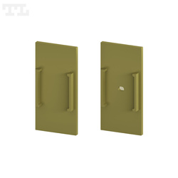 Komplet zaślepek bocznych GOLD P13-10 do osłonki C15 (2 szt bez otworu) (nr kat 7713101592)