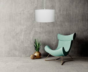 Lampa wisząca okrągła z abażurem Biała