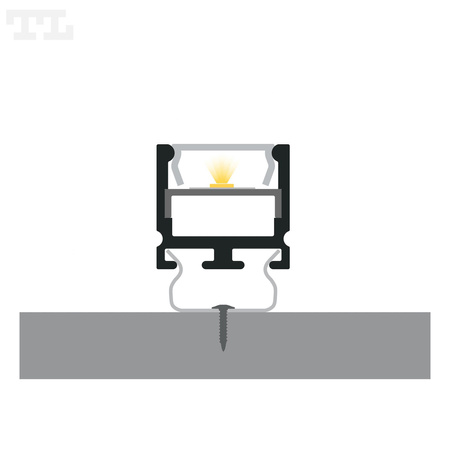 LED P5-4 Profil 2000 mm czarny lakierowany (nr kat 865413)