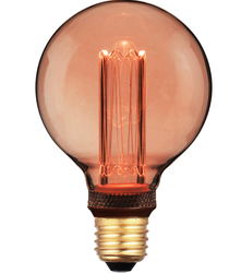 Żarówka dekoracyjna LED E27 G95 4W Ciepła 1800K