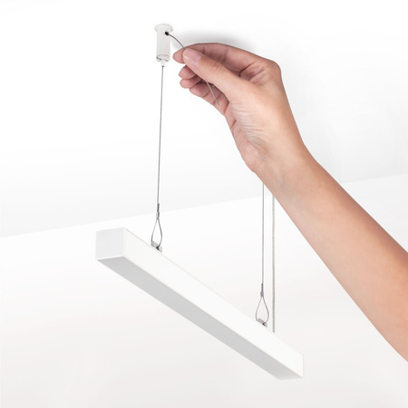 Kluś Zestaw mocowań RG-1, biały, mosiądz