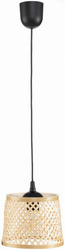Lampa wisząca BOHO bambusowa walec TH2B 20cm