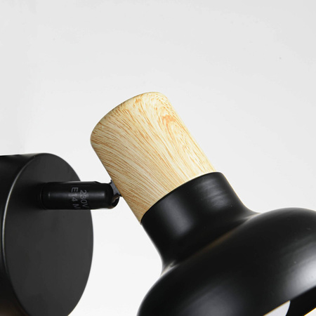 Light prestige Arezzo kinkiet czarny LP-1420/1W BK