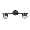 Lampa ścienno-sufitowa ruchoma LED KUBIK 2 Czarna 3000K