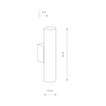 Nowodvorski Kinkiet biały EYE WALL