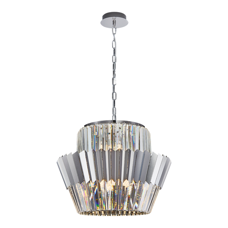 Żyrandol Lampa wisząca DONNA CHROME 12xE14